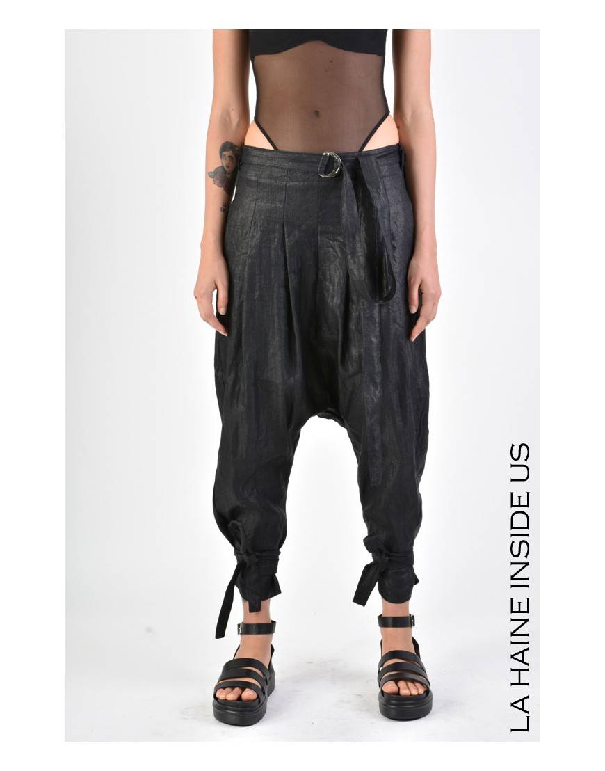 La haine inside us 4R LW690 PANTALONE Nero