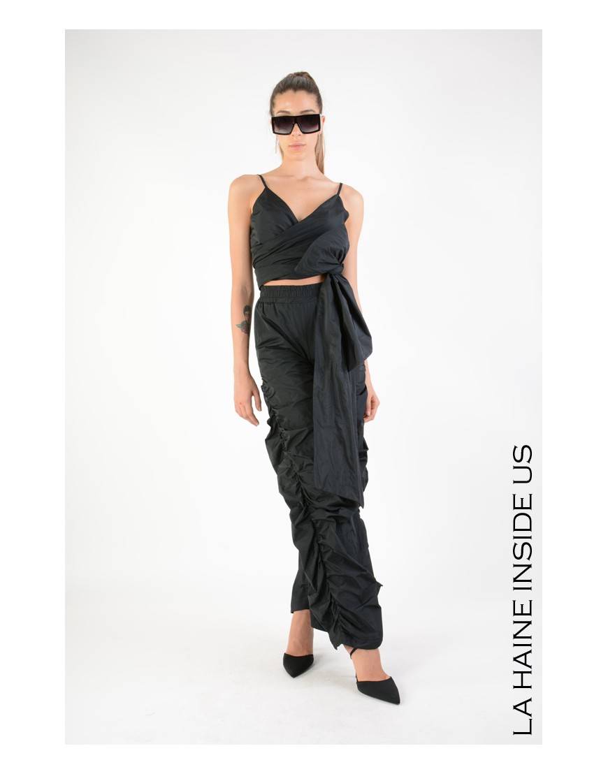 La Haine Inside Us 4R LW711 PANTALONE Nero