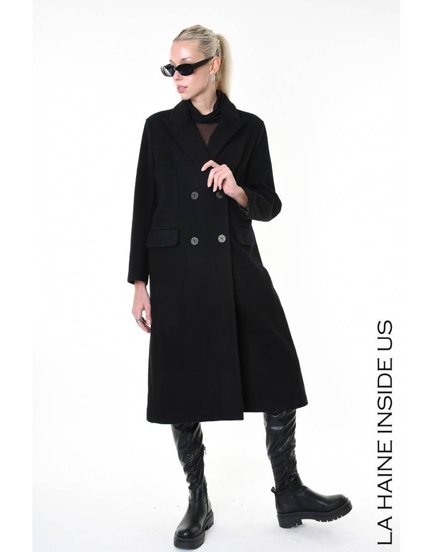 La Haine Inside Us 4R LW810 CAPPOTTO Nero