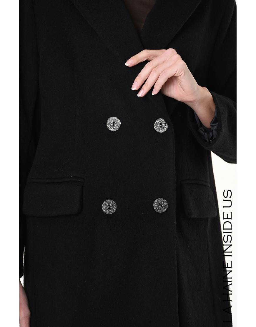 La Haine Inside Us 4R LW810 CAPPOTTO Nero
