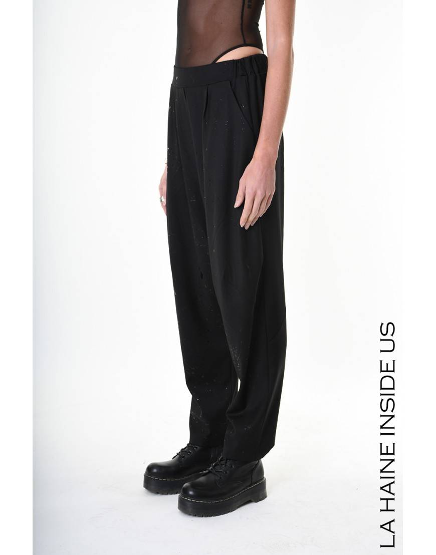 La Haine Inside Us 4R LW817 PANTALONE Nero