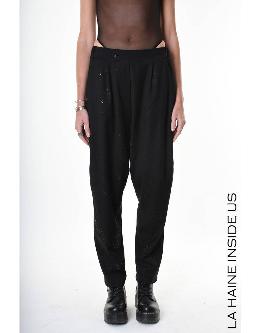 La Haine Inside Us 4R LW817 PANTALONE Nero