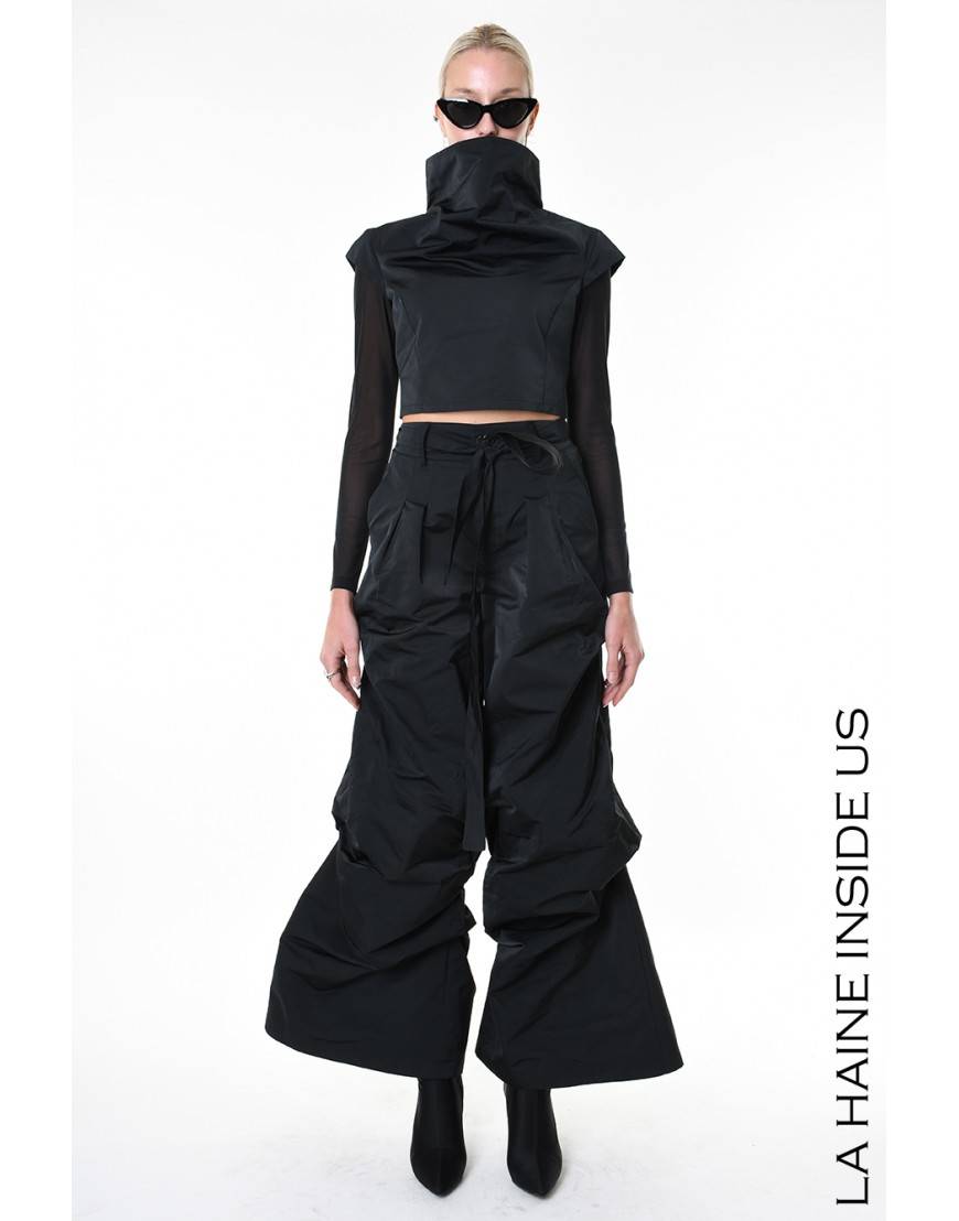 La Haine Inside Us 4R LW857 PANTALONE Nero