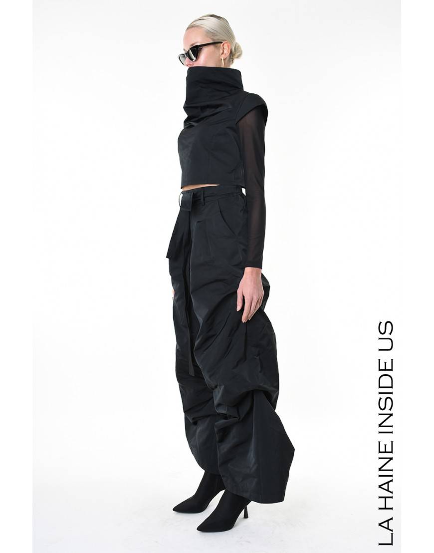 La Haine Inside Us 4R LW857 PANTALONE Nero