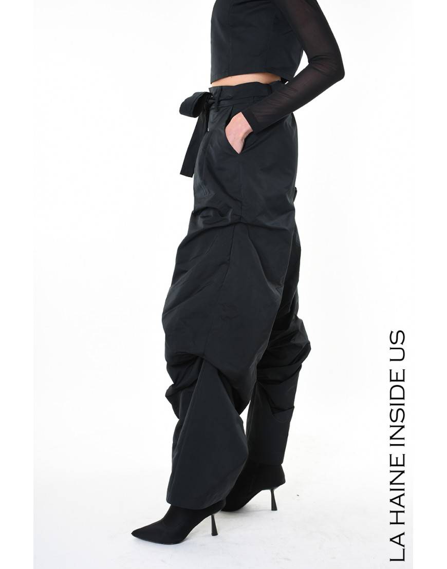 La Haine Inside Us 4R LW857 PANTALONE Nero