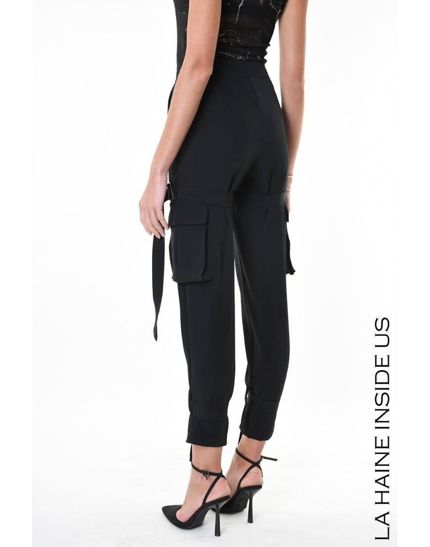 La Haine Inside Us 4R LW929 PANTALONE Nero