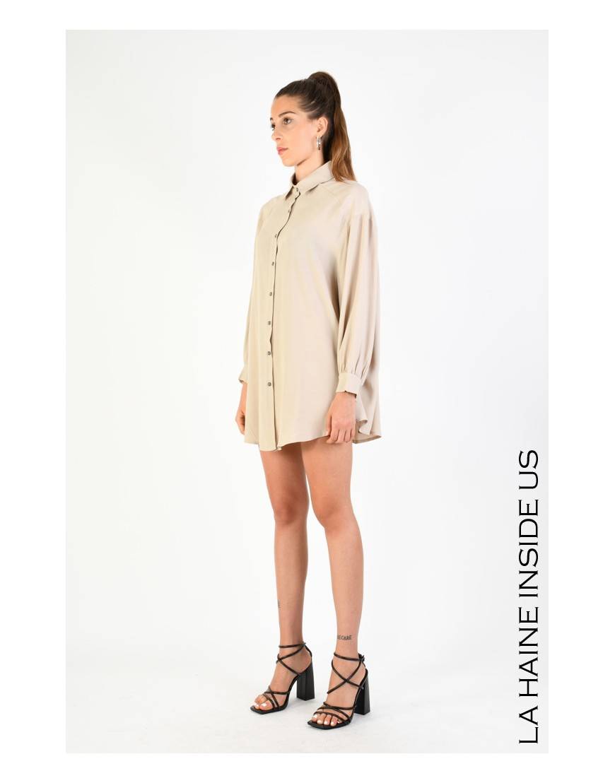 La Haine Inside Us 4V LW754 CAMICIA Sabbia