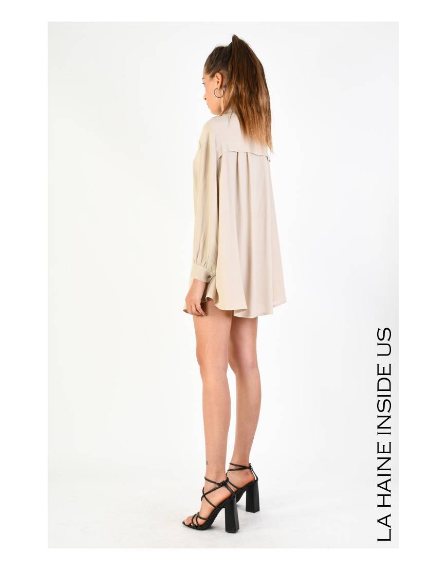 La Haine Inside Us 4V LW754 CAMICIA Sabbia