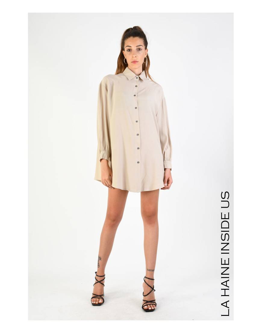 La Haine Inside Us 4V LW754 CAMICIA Sabbia