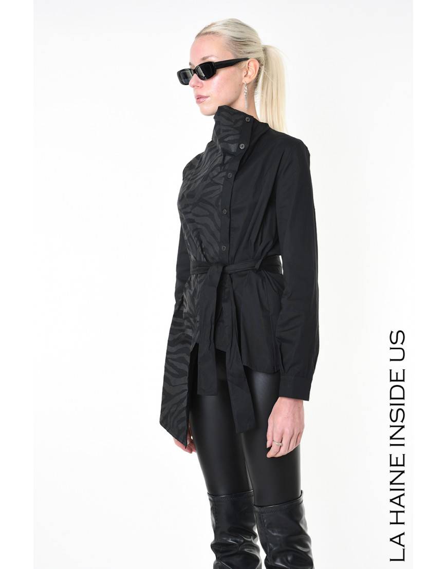 La Haine Inside Us 4V LW910 CAMICIA Nero