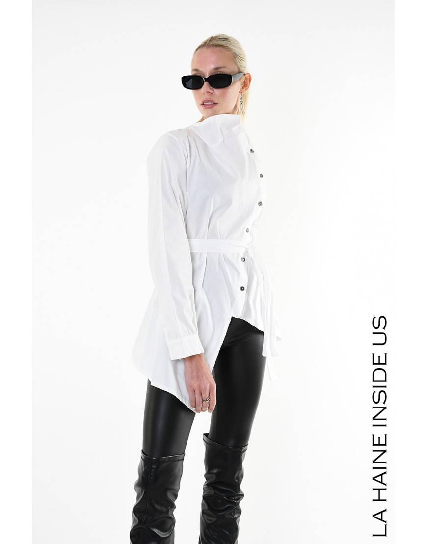 La Haine Inside Us 4V LW911 CAMICIA Bianco