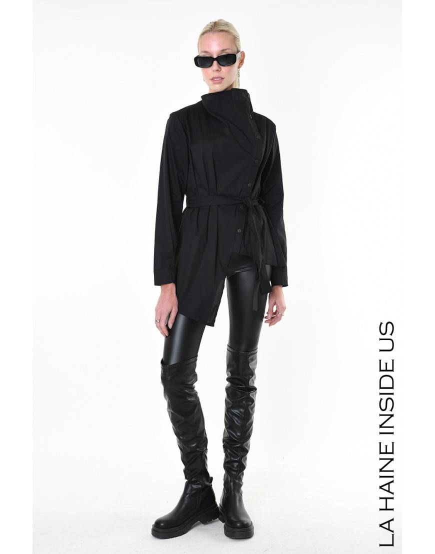 La haine inside us 4V LW911 CAMICIA Nero