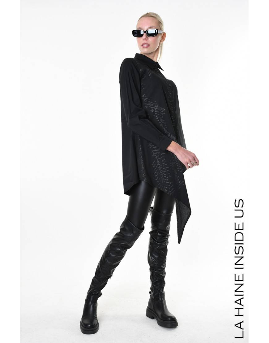 La Haine Inside Us 4V LW912 CAMICIA Nero