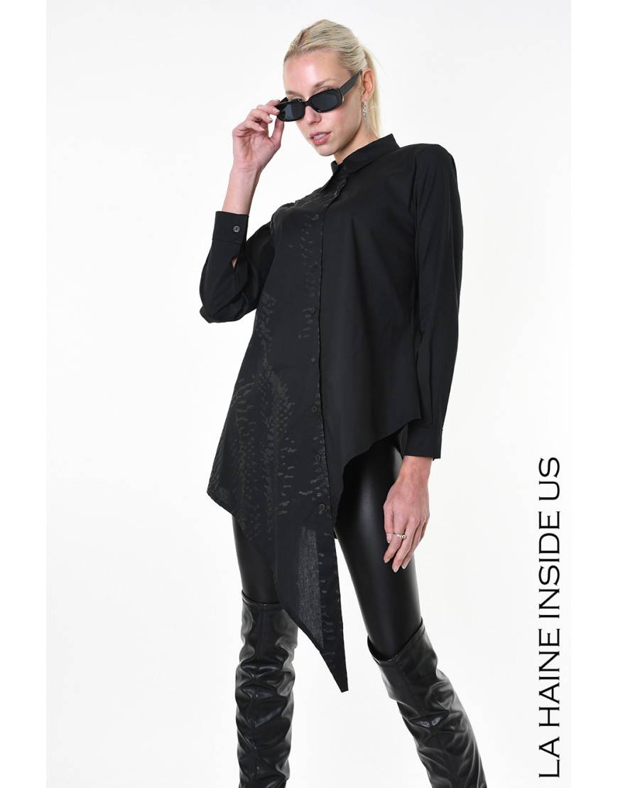 La haine inside us 4V LW912 CAMICIA Nero