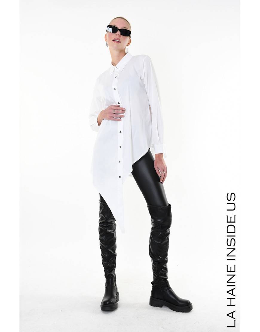 La Haine Inside Us 4V LW913 CAMICIA Bianco