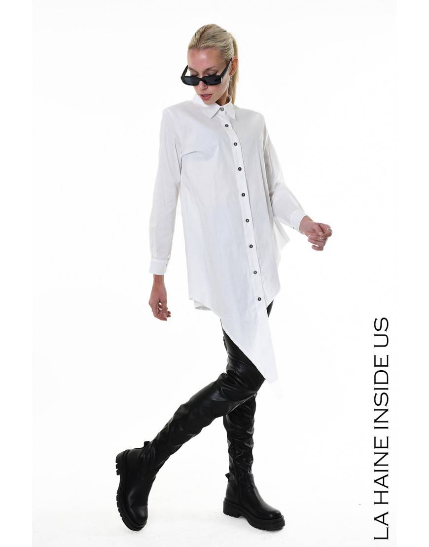 La haine inside us 4V LW913 CAMICIA Bianco