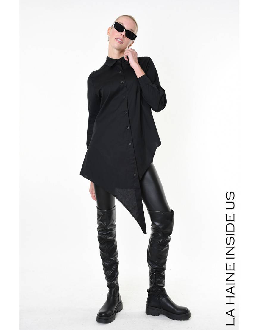 La haine inside us 4V LW913 CAMICIA Nero