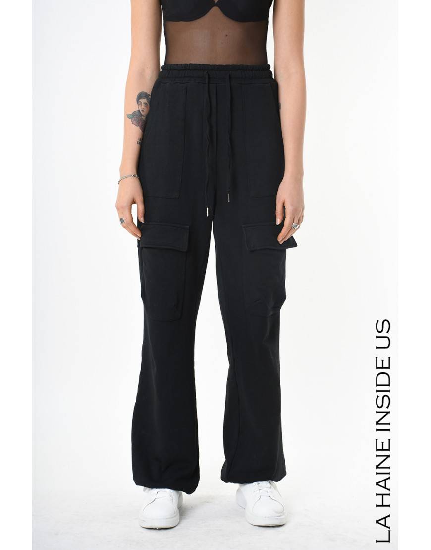La Haine Inside Us 4V LW914 PANTALONE Nero