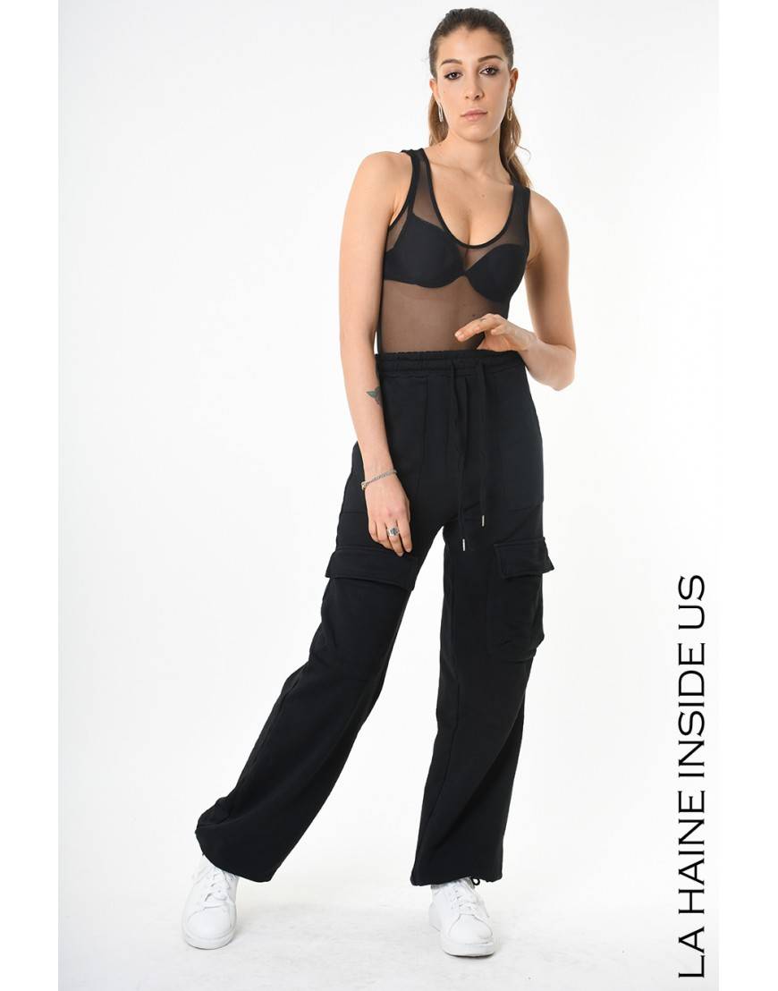 La Haine Inside Us 4V LW914 PANTALONE Nero