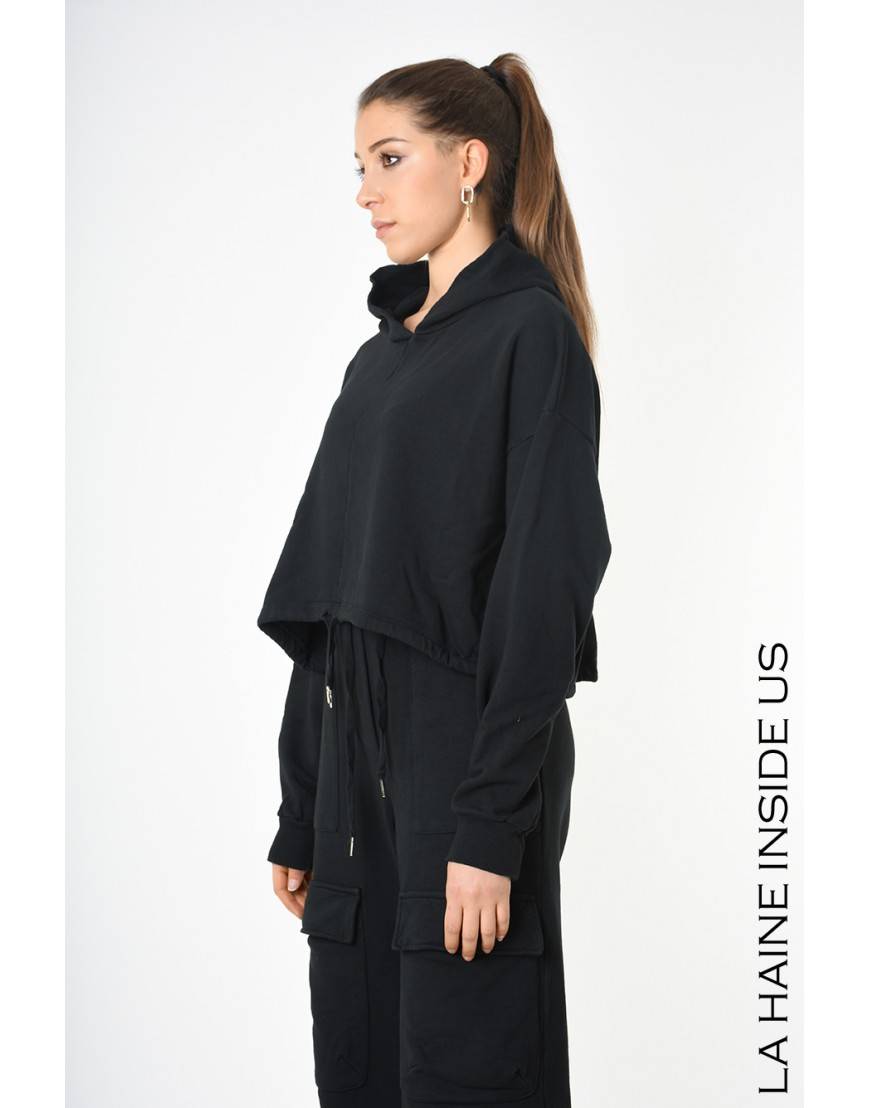 La Haine Inside Us 4V LW915 FELPA Nero