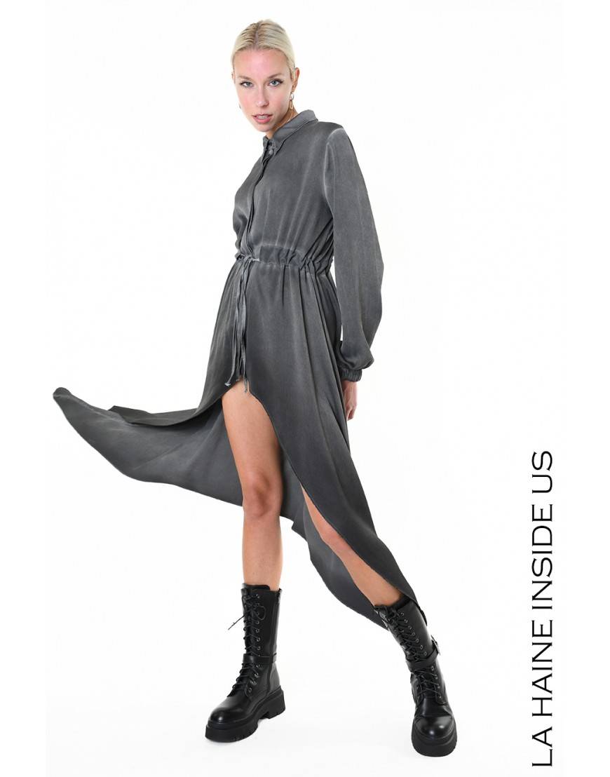 La haine inside us 4V LW918 CAMICIA Grigio