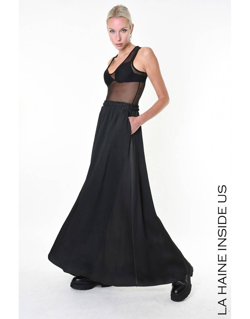 La Haine Inside Us 4V LW919 PANTALONE Nero