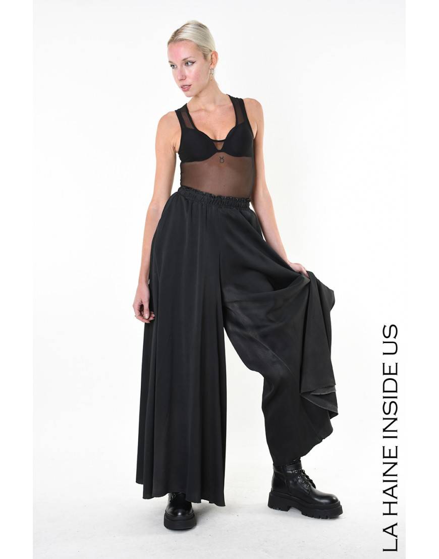 La haine inside us 4V LW919 PANTALONE Nero