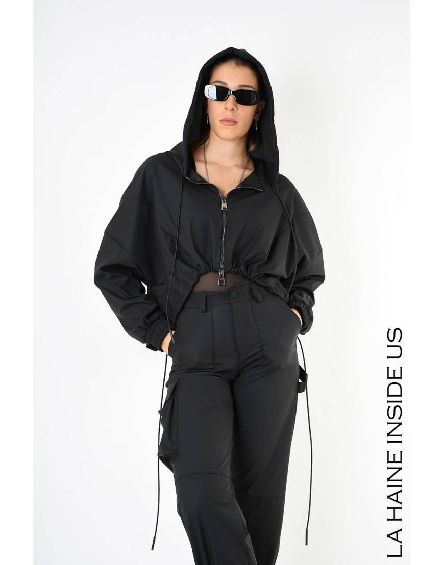 La haine inside us 4Z LW689 BOMBER Nero