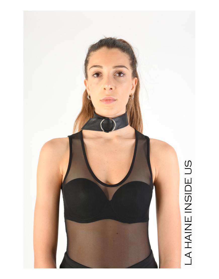 La Haine Inside Us 8B LW769 COLIER / BRACCIALE Nero