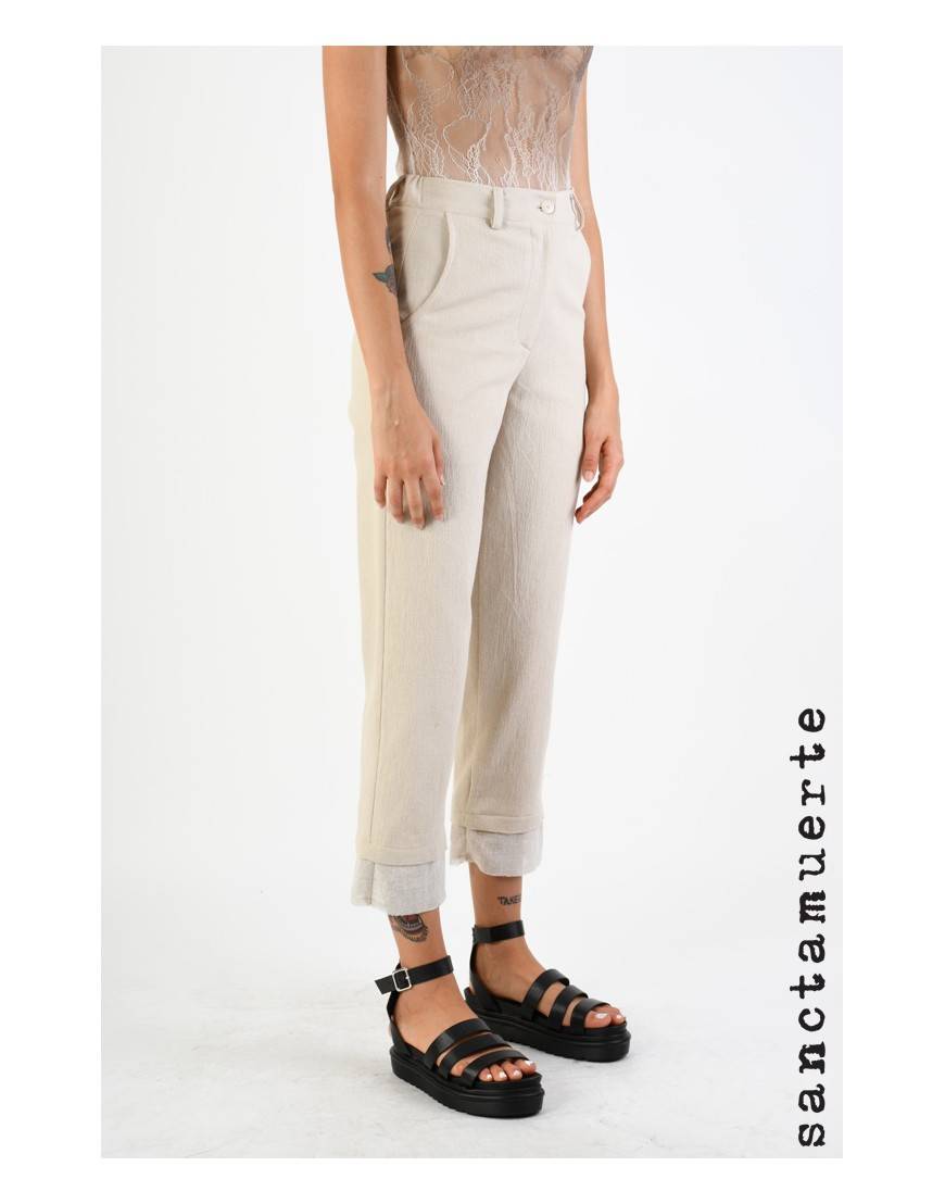 La Haine Inside Us 9B SM299 PANTALONE Sabbia