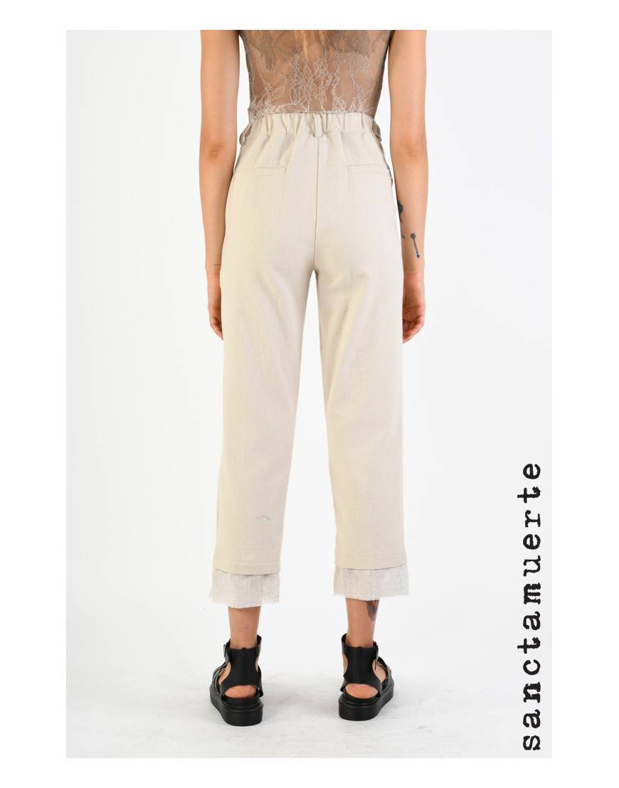 La Haine Inside Us 9B SM299 PANTALONE Sabbia