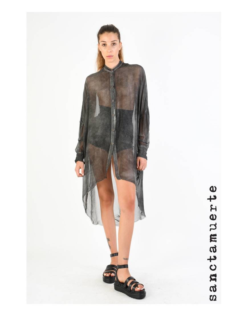 La haine inside us 9B SM306 CAMICIA Grigio