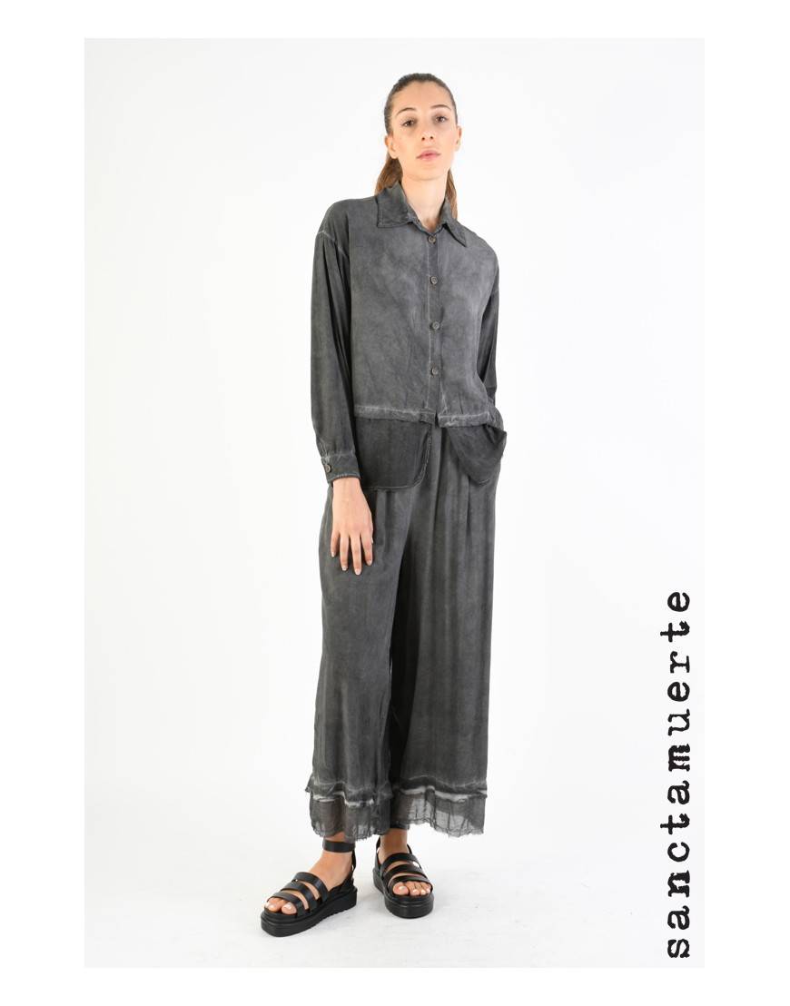 La haine inside us 9B SM334 CAMICIA Grigio