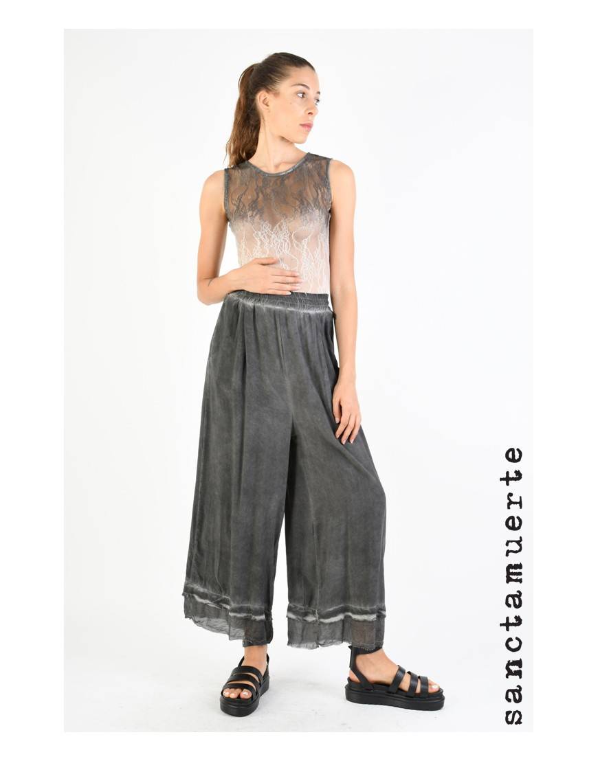 La Haine Inside Us 9B SM339 PANTALONE Grigio