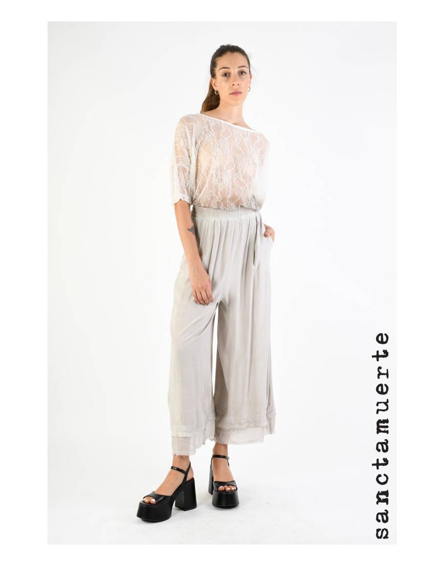 La Haine Inside Us 9B SM339 PANTALONE Ivory