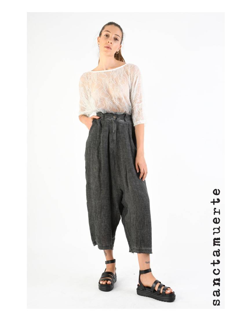 La haine inside us 9B SM364 PANTALONE Grigio