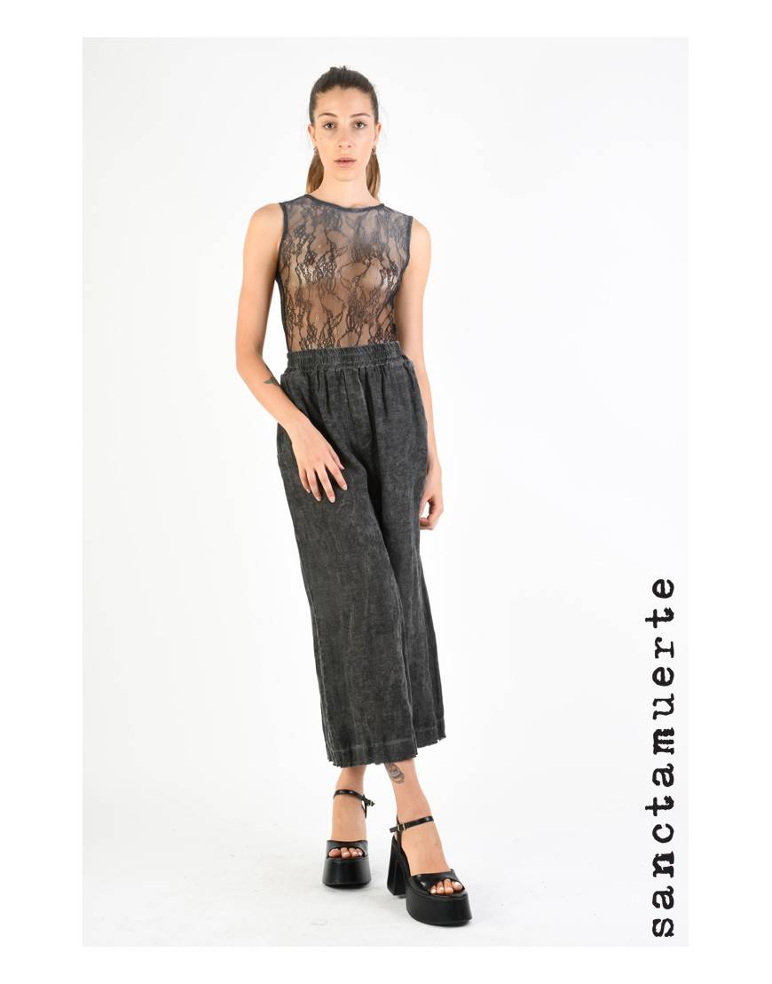 La Haine Inside Us 9B SM387 PANTALONE Grigio