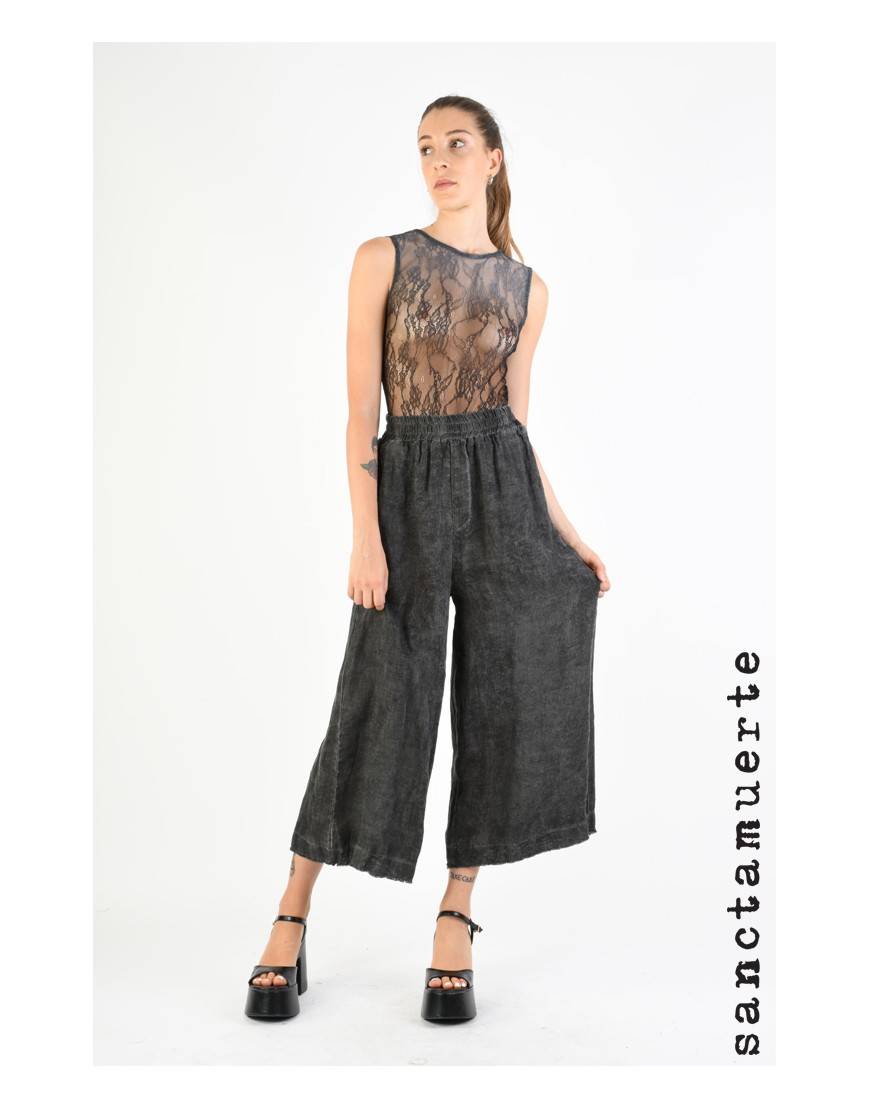 La Haine Inside Us 9B SM387 PANTALONE Grigio