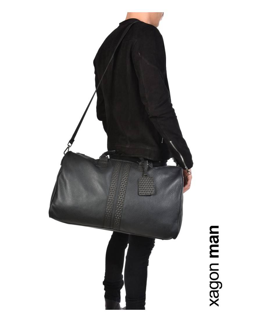 La Haine Inside Us BORSA AM0200 Pelle Nero