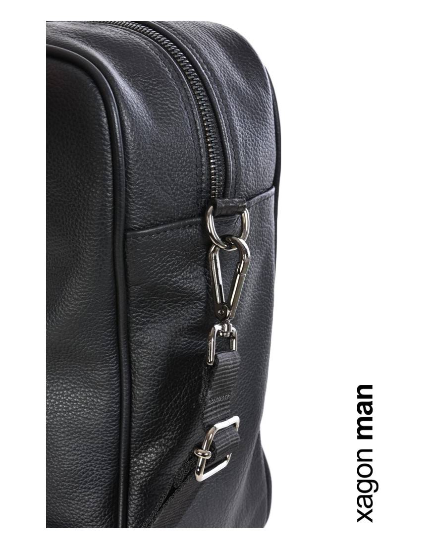 La Haine Inside Us BORSA VELLUT Pelle Nero