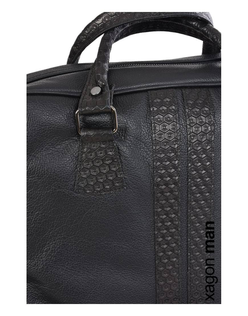 La Haine Inside Us BORSA VELLUT Pelle Nero