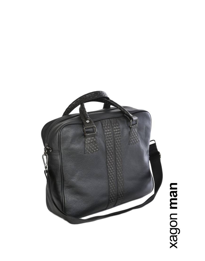 La haine inside us BORSA VELLUT Pelle Nero