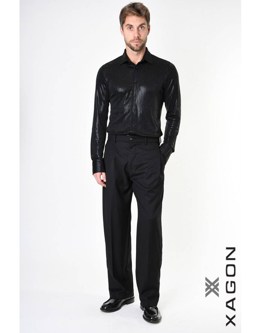 La haine inside us CAMICIA 2PLUREX Nero