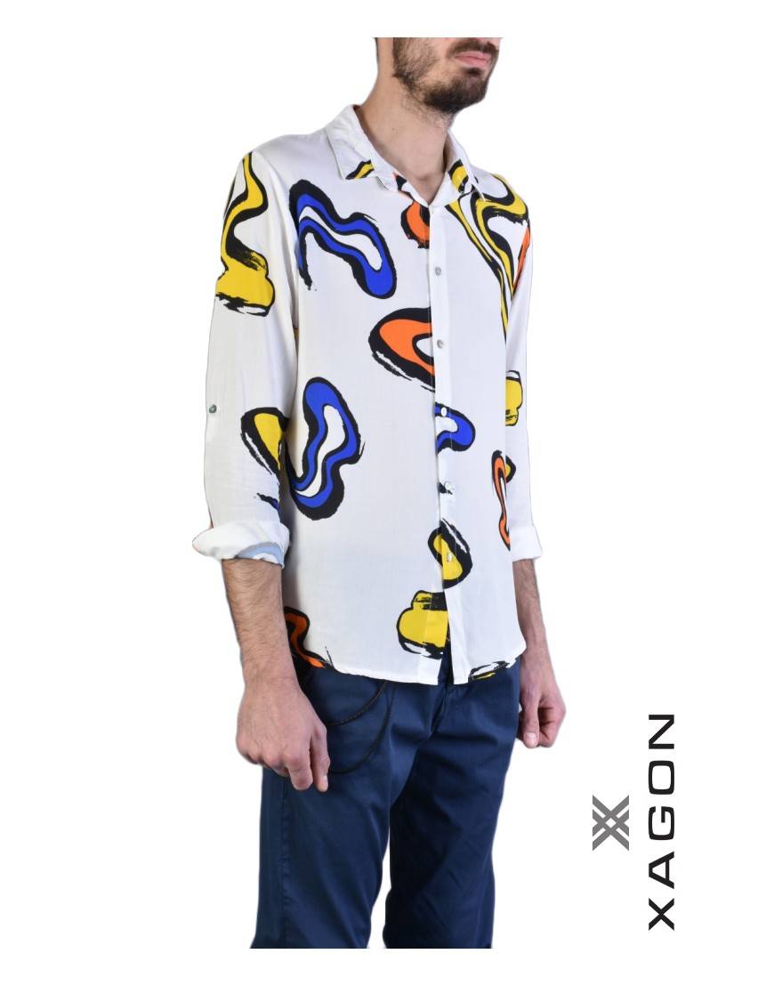 La Haine Inside Us CAMICIA V881SD Bianco