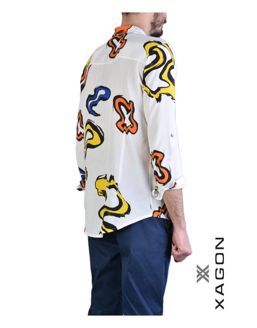 La Haine Inside Us CAMICIA V881SD Bianco