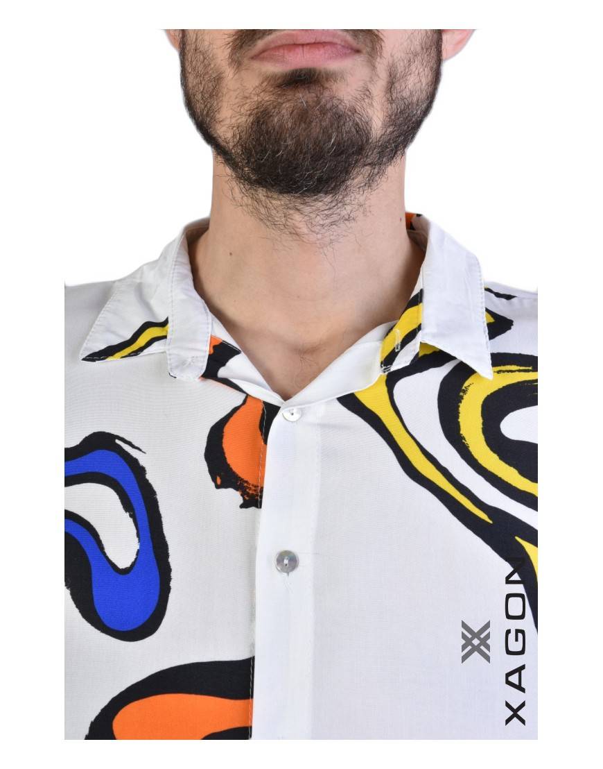 La Haine Inside Us CAMICIA V881SD Bianco