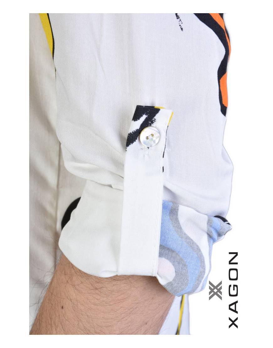 La Haine Inside Us CAMICIA V881SD Bianco