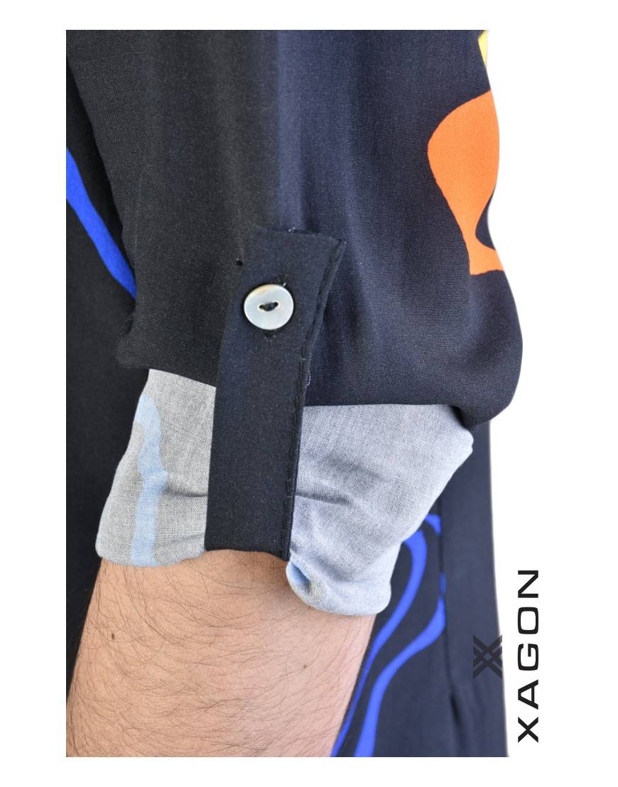 La Haine Inside Us CAMICIA V881SD Nero