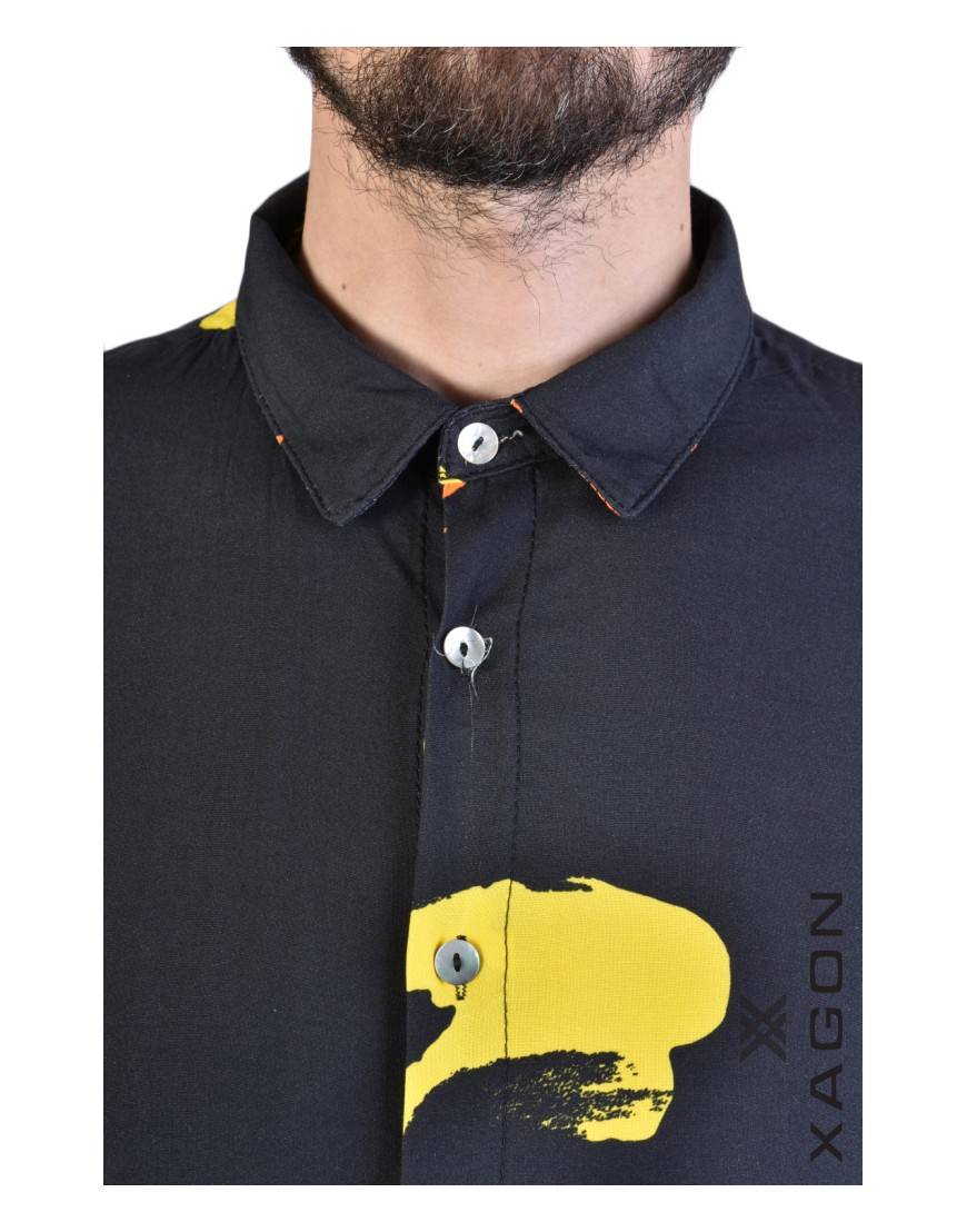 La Haine Inside Us CAMICIA V881SD Nero