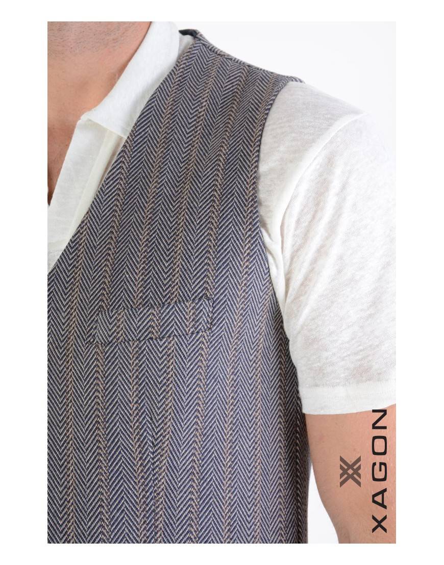 La Haine Inside Us GILET 1PGLBRU Blu